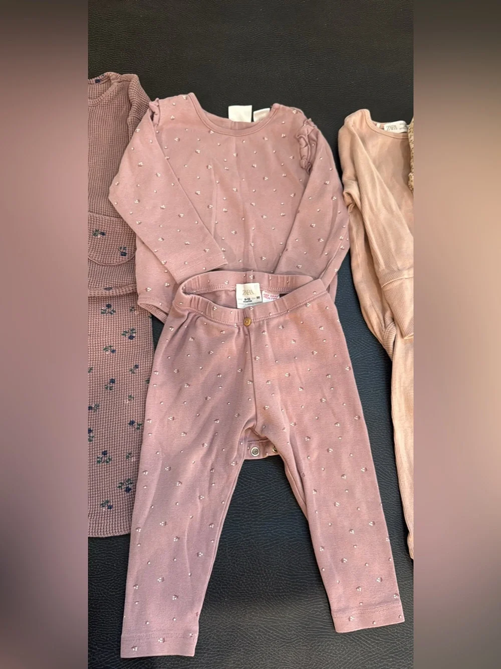 Zara baby girl 9-12 month sets bundle